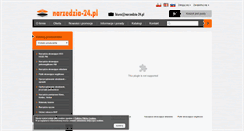 Desktop Screenshot of narzedzia-24.pl